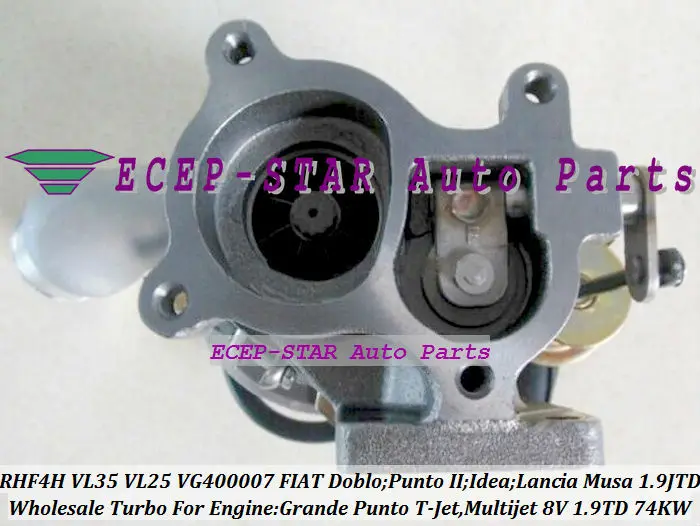 RHF4H VL35 VL25 VG400007 55181245 71783881 Turbo Turbocharger For FIAT Doblo Punto II Idea Lancia Musa 1.9 JTD 1.9L Multijet 8V 1.9TD 74KW (2)