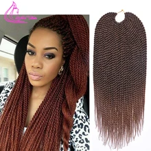 Ombre Braiding Hair 18″ 75g/pack Crochet Twist Hair 30 Strands Faux Locs Crochet Braids Hair Extensions Crotchet Braiding Hair