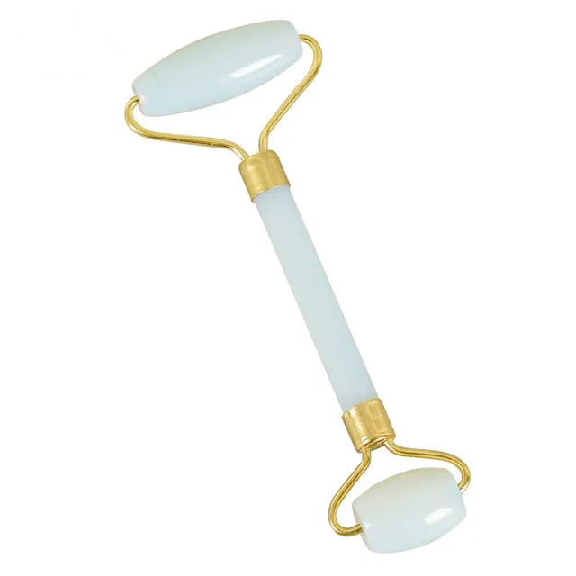Double Head Natural Facial Rollers Massager Smooth Wrinkle Removal Body