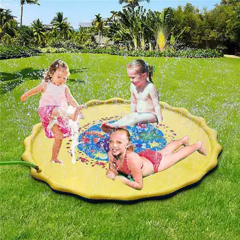 

Children's Camping Mats Water-filled Sprinkler Mat Outdoor Play Water Games Beach Durable PVC Mat Lawn Sprinkler Cushion