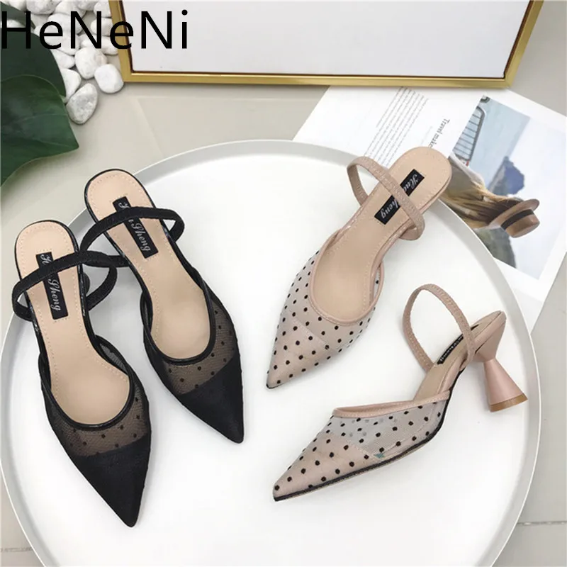 cat heel sandals