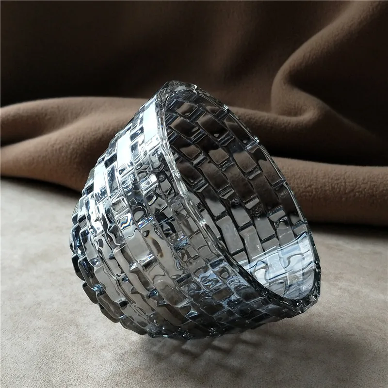 Сервировочная чаша из хрустального стекла геометрической формы 300 мл|craft french|craft