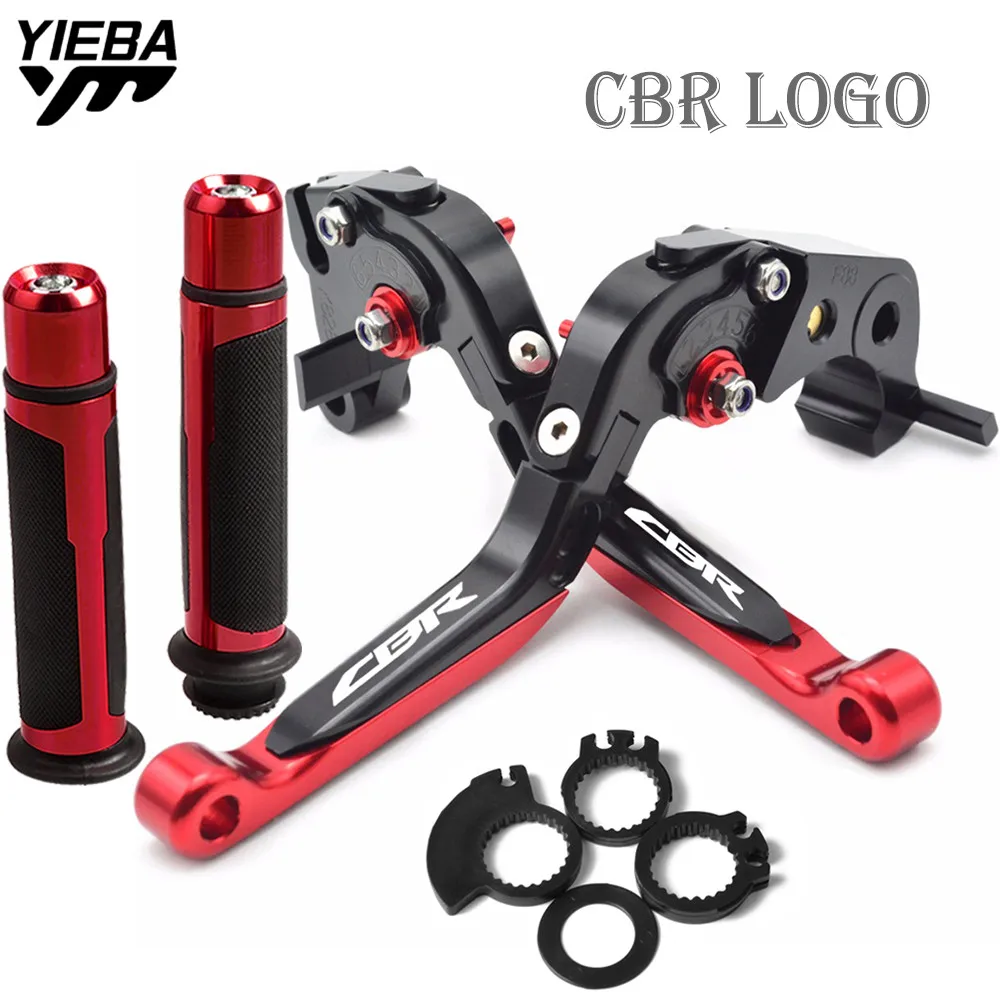 

CBR929RR CNC Motorcycle Accessories Folding Brake Clutch Levers Handlebar handle grips FOR HONDA CBR929RR CBR 929 RR 2000 2001