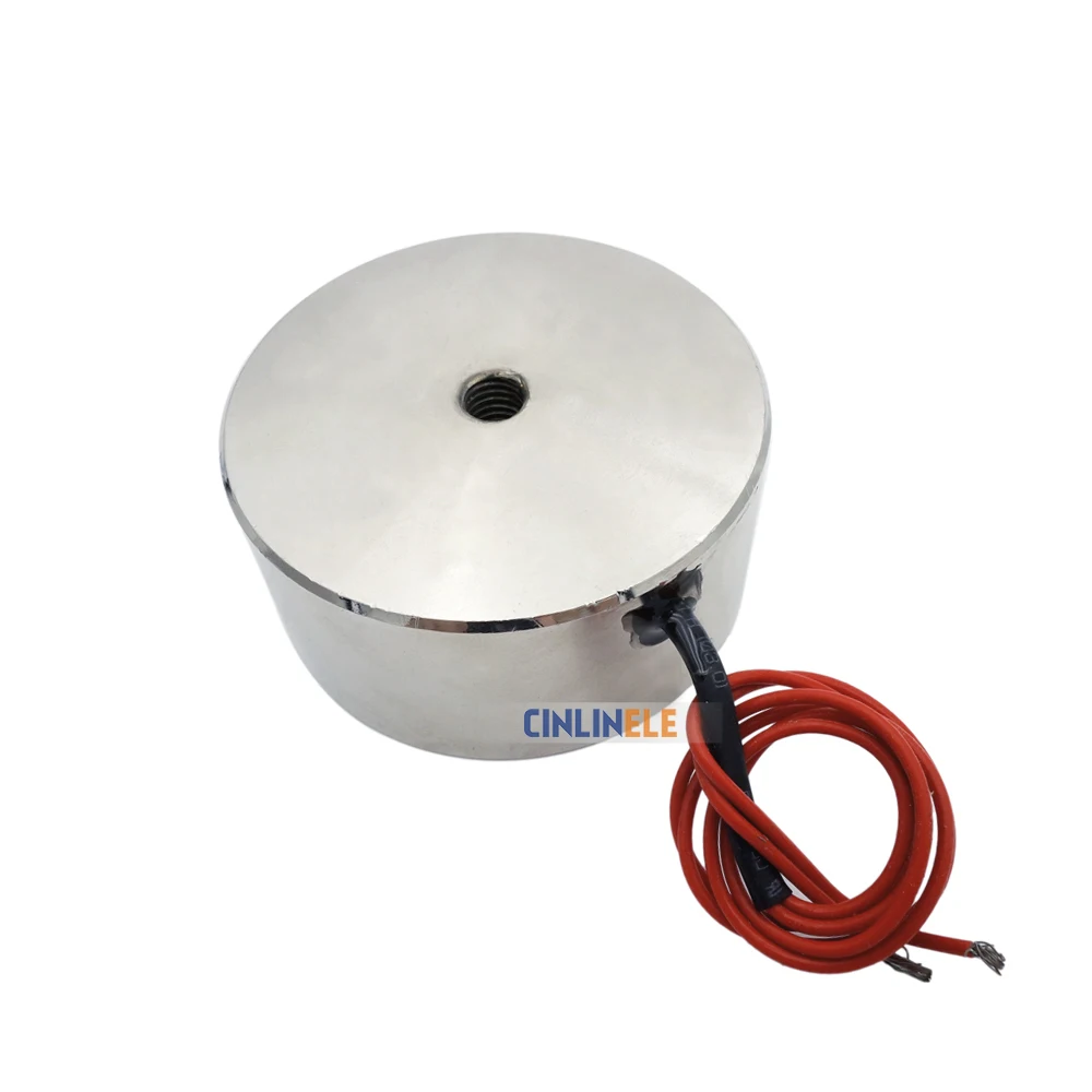 Удерживающий Электрический магнит D40mm * H20mm 25 кг/55lbs/250N Электромагнитный Подъемный