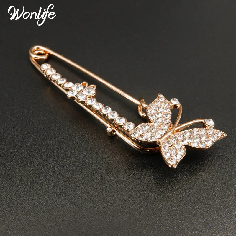 Wonlife Large Brooch vintage brooch female fashion broche hijab pins