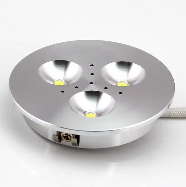 

FREE SHIPPING 4W 3W Aluminum LED Cabinet Light puck light led down light +constant current 2years warranty