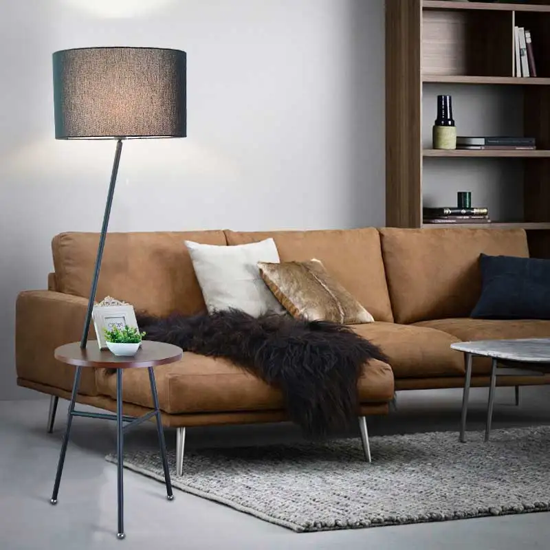 Modern-Wood-Table-Floor-Lamp-5W-Led-Bulb-Living-Room-Bedroom-Study-Standing-Lamps-Black-Iron (2)
