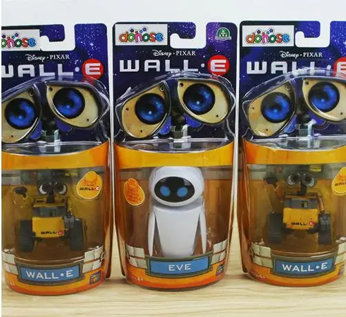 Мультипликационная стена E Walle Eve Robot figura modelo juguete 6 8 см|Игровые фигурки и