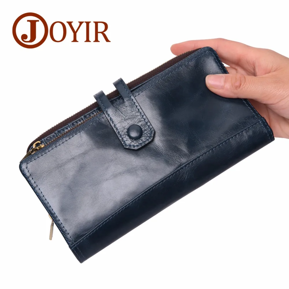 

New Unisex Genuine Leather Purse Men's Clutch Wallets for Cell Phone Card Holder Cowhide Wallet Fashion Female Male Purse RFID