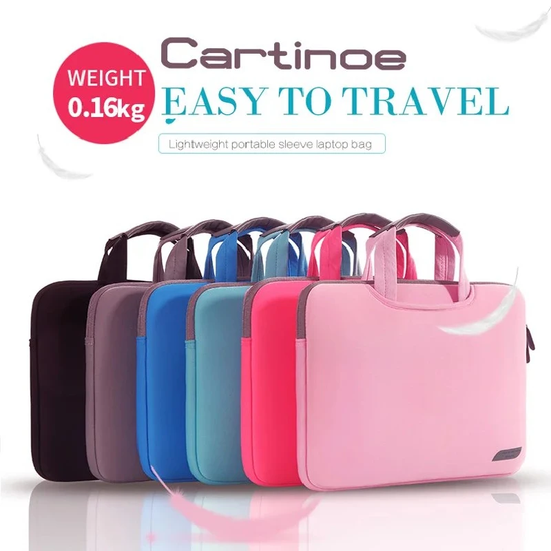 Laptop zipper Bag For Apple Macbook Air Pro 10 to 15.6 inch Retina Laptop bag for Xiaomi HUAWEI SAMSUNG LENOVO ASUS Computer Bag