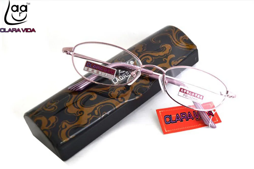 

= Clara Vida = full-rim High-grade Light comfortable fashion women ladies reading glasses +1.00+1.50+2.00 +2.50+3.00+3.50+4.00