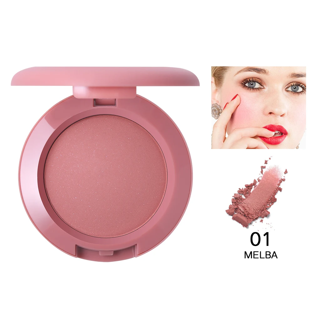 12 цветов Miss Rose Blush Palette Peach Cheek Shimmer Matte Bronzer Singel Румяна для лица Косметика для контурирования макияж пудра