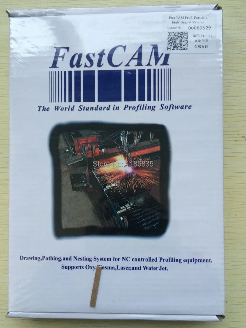 

CNC router, plasma FastCAM Expert Edition software/cutting nesting software programming/including 100% original with dongle