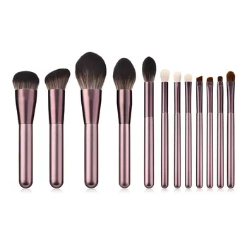 

12Pcs Makeup brushes set champagne gold For Eyeshadow Foundation Blush Concealer Cosmetic Brush Set Pincel Maquiagem T12062