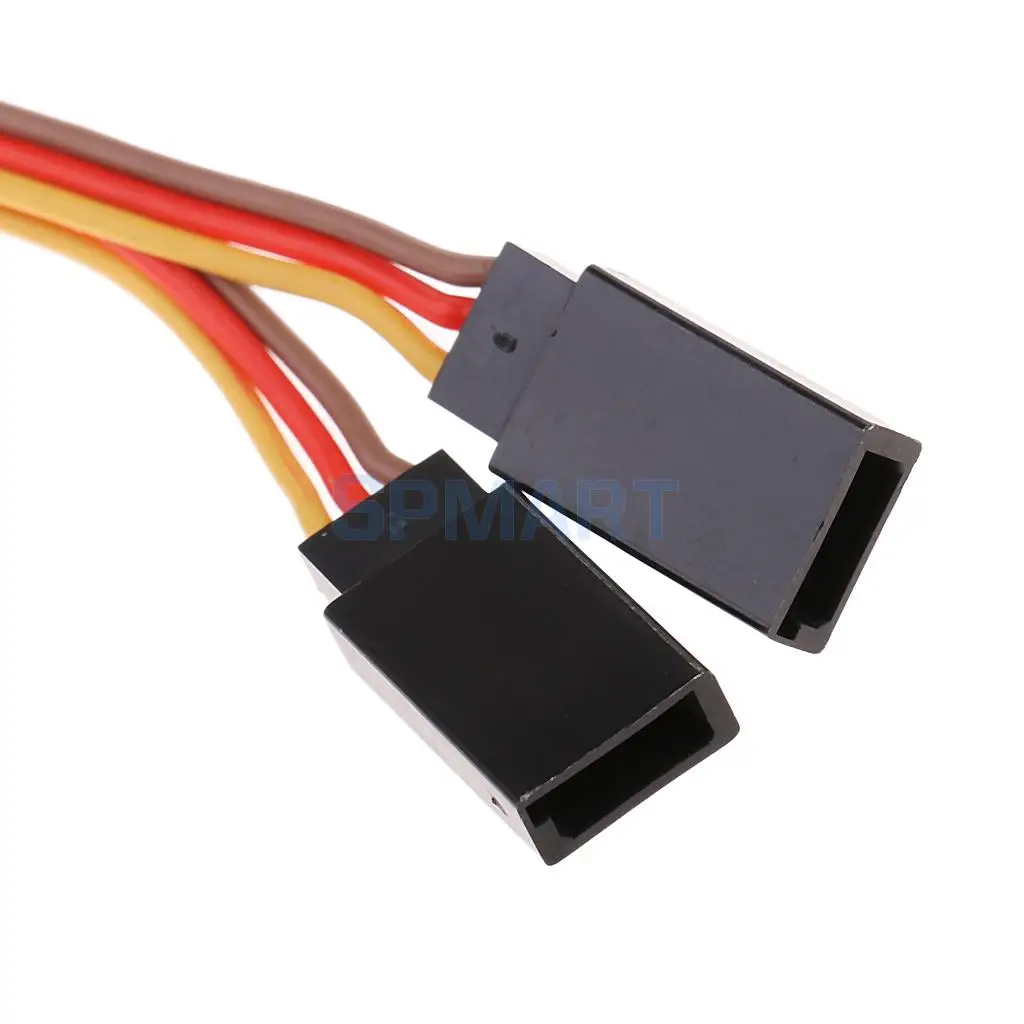 150mm 2-Way Servo Extension Y Cable Lead Wire for JR Futaba RC Cars Plane Helicopters Drone