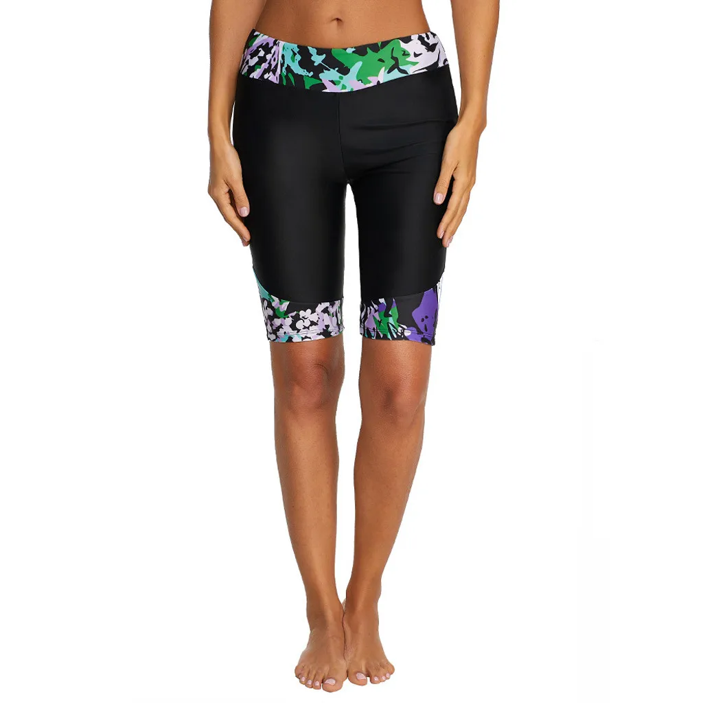 

MUQGEW Women High Waisted Bikini Swim Pants Shorts Bottom Summer Swimsuit Swimwear Bathing sports wear for women gym