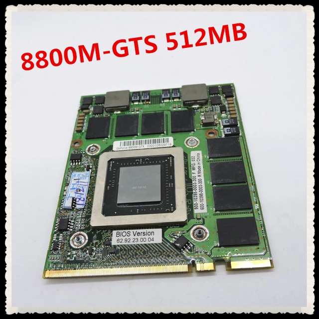 8800M GTS GTX 512MB DDR3 G92 720 A2 video VGA card for Clevo Sager M57RU M570RU M571RU M57TU M570TU M57U M570U