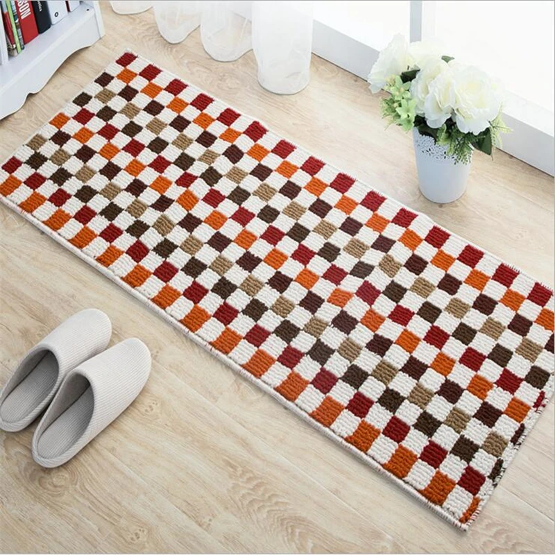 

Japanese Style Polyester Soft Anti-Slip Door Mat Kitchen Mat For Decorate Living Room Bedroom Hallway Home Carpet Area Rug Mats