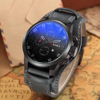 Men's Watch Fashion Three Eyes Calendar Leather Strap Quartz Watch Man Reloj Hombre 2019 Men Wristwatch Clock relogio masculino
Men's Watch Fashion Three Eyes Calendar Leather Strap Quartz Watch Man Reloj Hombre 2019 Men Wristwatch Clock relogio masculino