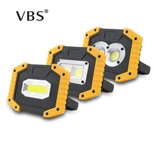 20 Вт USB COB Светодиодный прожектор перезаряжаемый, портативный, светодиодный прожектор IP44 Рабочая лампа для кемпинга палатки Наружное освещение DC5V светодиодный прожекторы