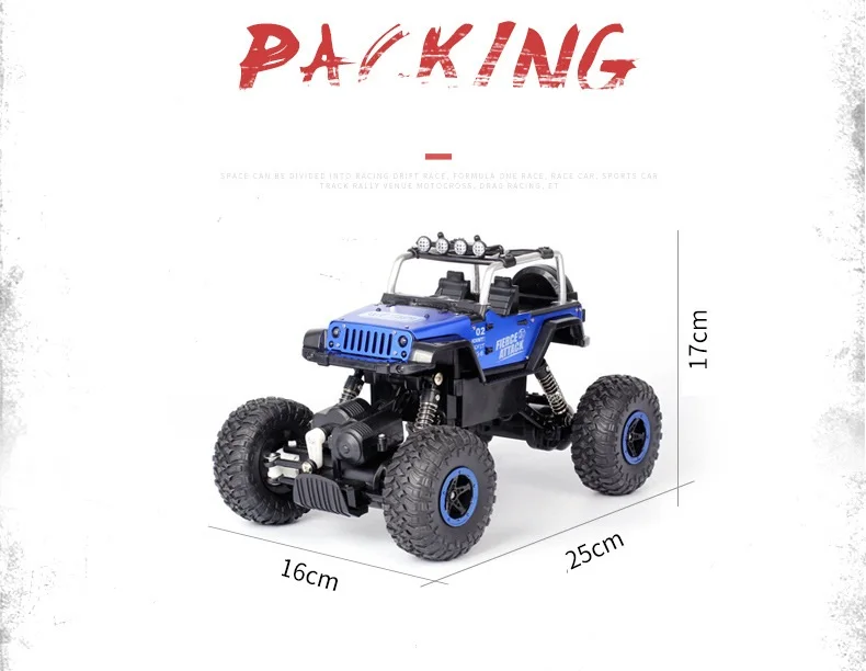 YUKALA 1/18 2,4G 4CH 4WD Rock Crawlers 4x4 вождение автомобиля пульт дистанционного управления модель внедорожника игрушки с светильник
