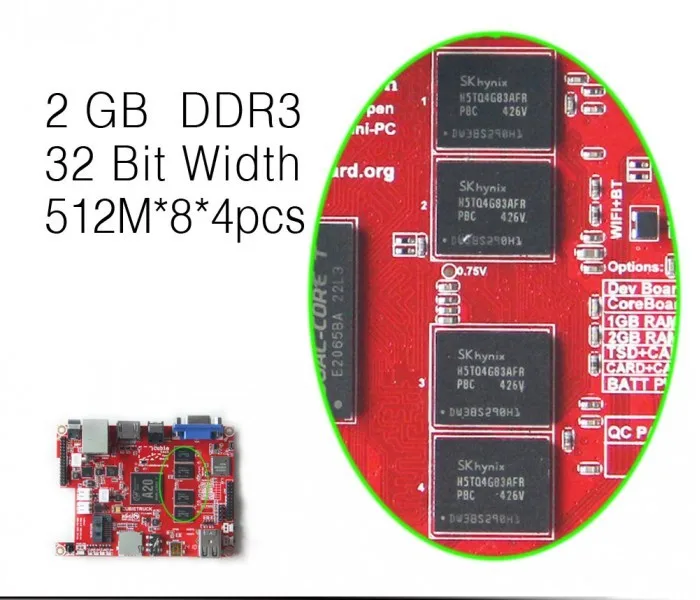 Cubietruck Cubieboard 3 двухъядерный A20 макетная плата 2 ГБ DDR3 8 г NAND Wifi BT мини-ПК с открытым исходным кодом с Ewell