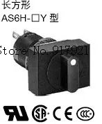 

[ZOB] Selector switch AS6H-21Y2PC45 self-resetting degree rotating three AS6H-33Y2PC Japan and the spring idec --5PCS/LOT