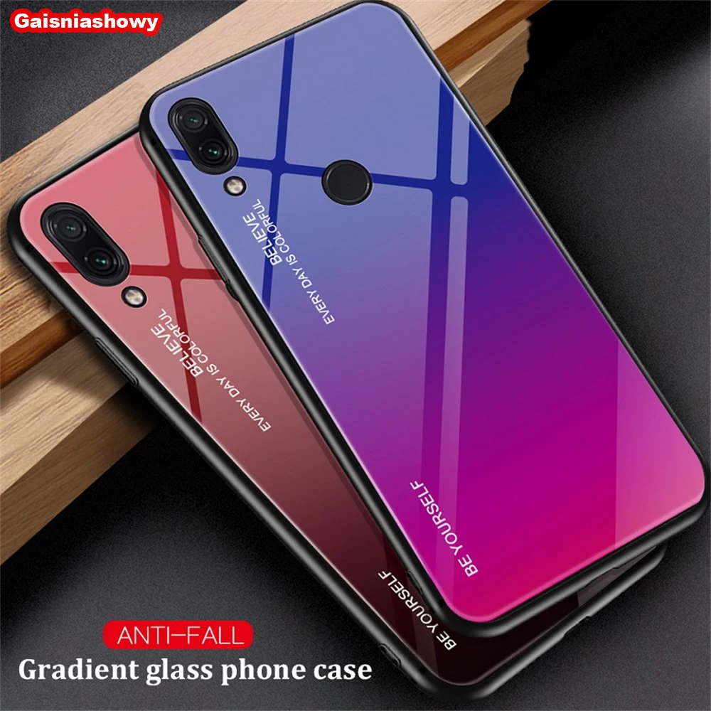 Чехол для Xiaomi Redmi Note 8 7 7A 6 Pro 6A 5 градиентный Цветной силиконовый чехол телефона K20