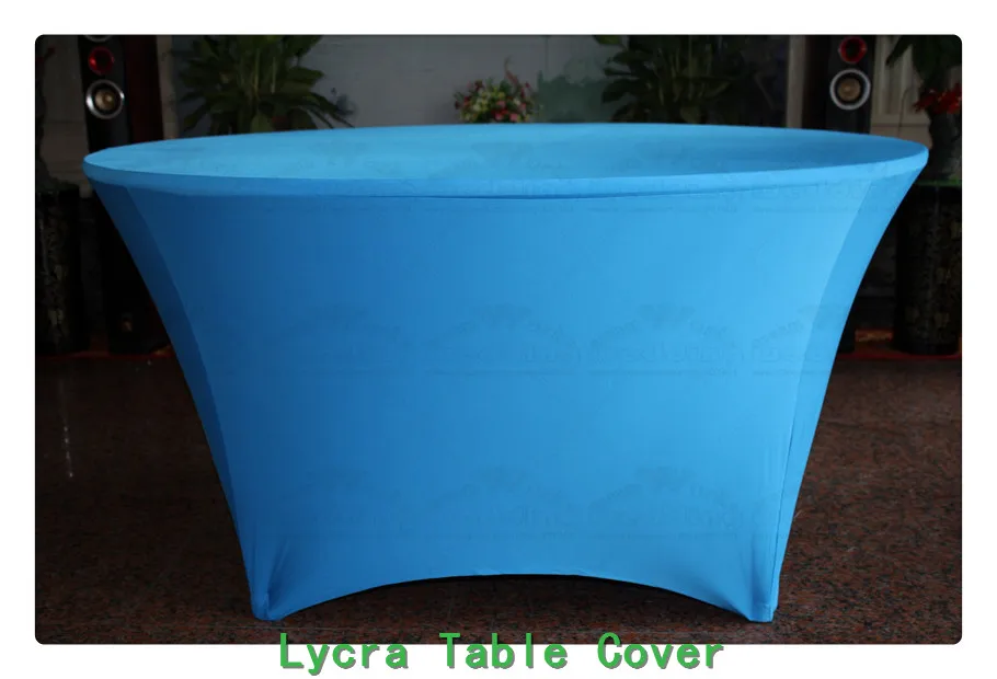 

5PCS Lycra/Spandex Table Cover/Tablecloth/Table Runner/Chair Cover Sashes for Wedding/Hotel/Banquet/Party/Home decor&textile