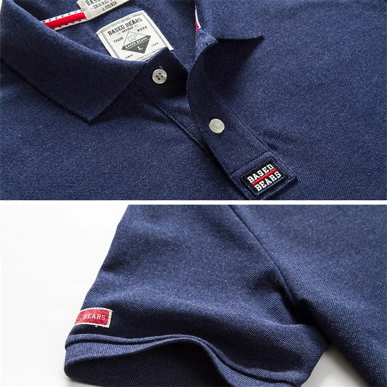 Summer Polo Shirt Men Cotton 2019 New Short Fashion European Style Men Polo Shirts Male Breathable High Quality Brand Clothing 12