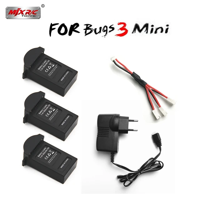 MJX B3 мини 7 4 V 850 мА/ч 45C Батарея для квадрокоптера Bugs 3 EX2mini RC вертолёт B3MINI Запчасти радиоуправляемого вертолета