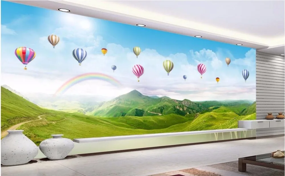 Avoir Images Papier Peint Personnalise Photo 3d Chambre Papier Peint Ballon Arc le plus cool salutations