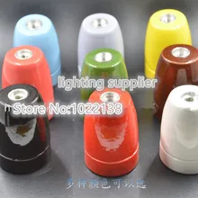 Подвеска Фарфоровый Патрон для лампы E27 лампочка эдисона держатель Винтаж ламповый патрон Керамика держатель лампы