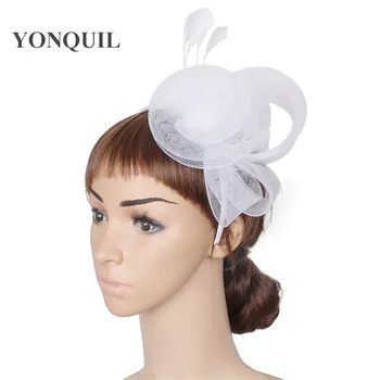 

Multiple colors Elegant fascinators for wedding hair accessories bridal hats party headwear ladies kentucky cocktail hats SYF39