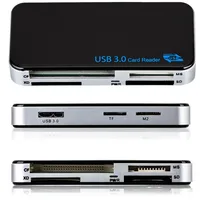 micro sd memory card Baolyda SD Card Reader USB 3.0 OTG / CF / Multi Card Reader SD / Micro SD / TF / CF / MS Compact Flash Smart Memory Card מתאם (5)
