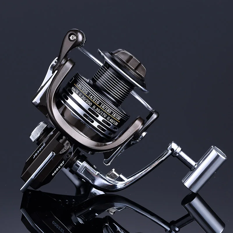 

JS1000-7000 Series 5.2:1 All-metal Lightweight 9 Ball Bearing Spinning Fishing Reel Saltwater Wheel for Spinning Carp