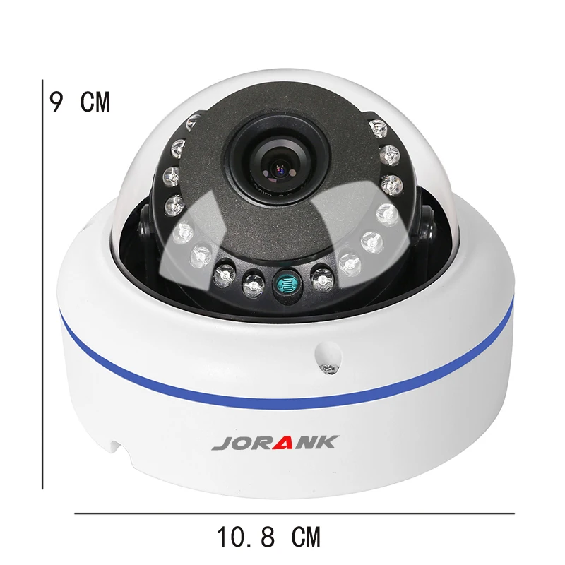 Крытая купольная Антивандальная IP камера 2MP 1080 P опционально ONVIF безопасности hi3518e/Hi3518C камера процессор Скрытое наблюдение