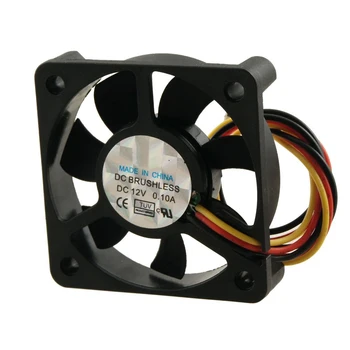 

YOC-Black Plastic Brushless DC 12V 0.1A Square Cooling Fan Cooler