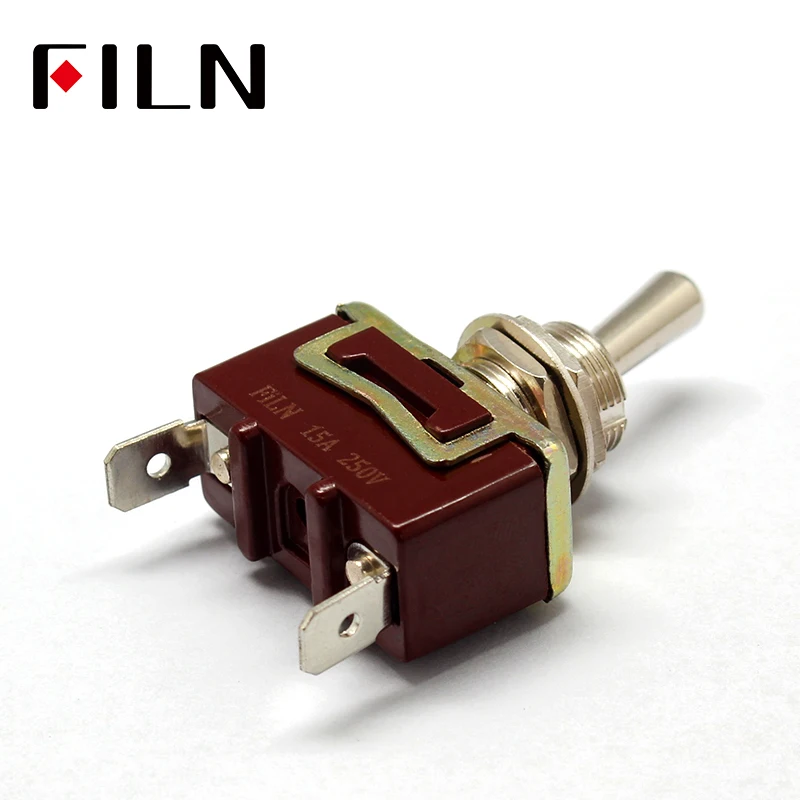 1 PC New SPST  On-Off Toggle Switches 15A 250V (4)