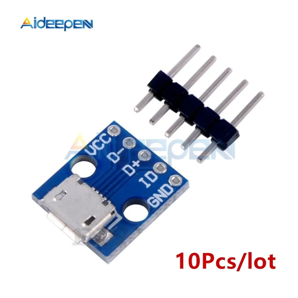 

10Pcs/lot CJMCU Breakout Power Supply Module Micro USB Interface Power Adapter Board USB 5V Breakout Module For Arduino