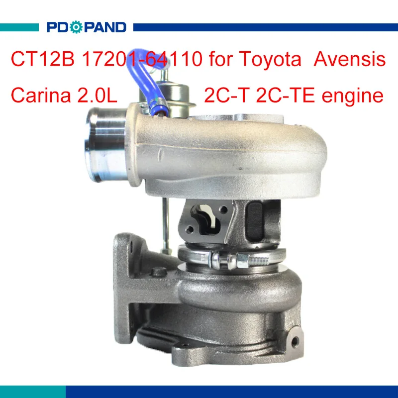 Турбокомпрессор CT12B для Toyota Avensis T22 Carina T19 2C-T 2C-TE дизельный двигатель 17201-64110 |