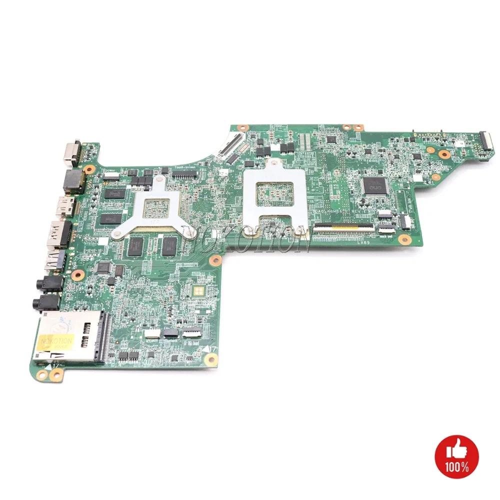 NOKOTION материнская плата для ноутбука hp DV6 DV6-3000 series 603939-001 Mobile Radeon HD 5650 DDR3 основная плата daolx8mb6d1 Бесплатный процессор