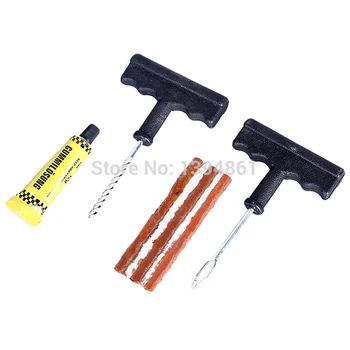

Car Bike Auto Tubeless Tire Tyre Puncture Plug Repair Tool Kit Safety car styling car accessories