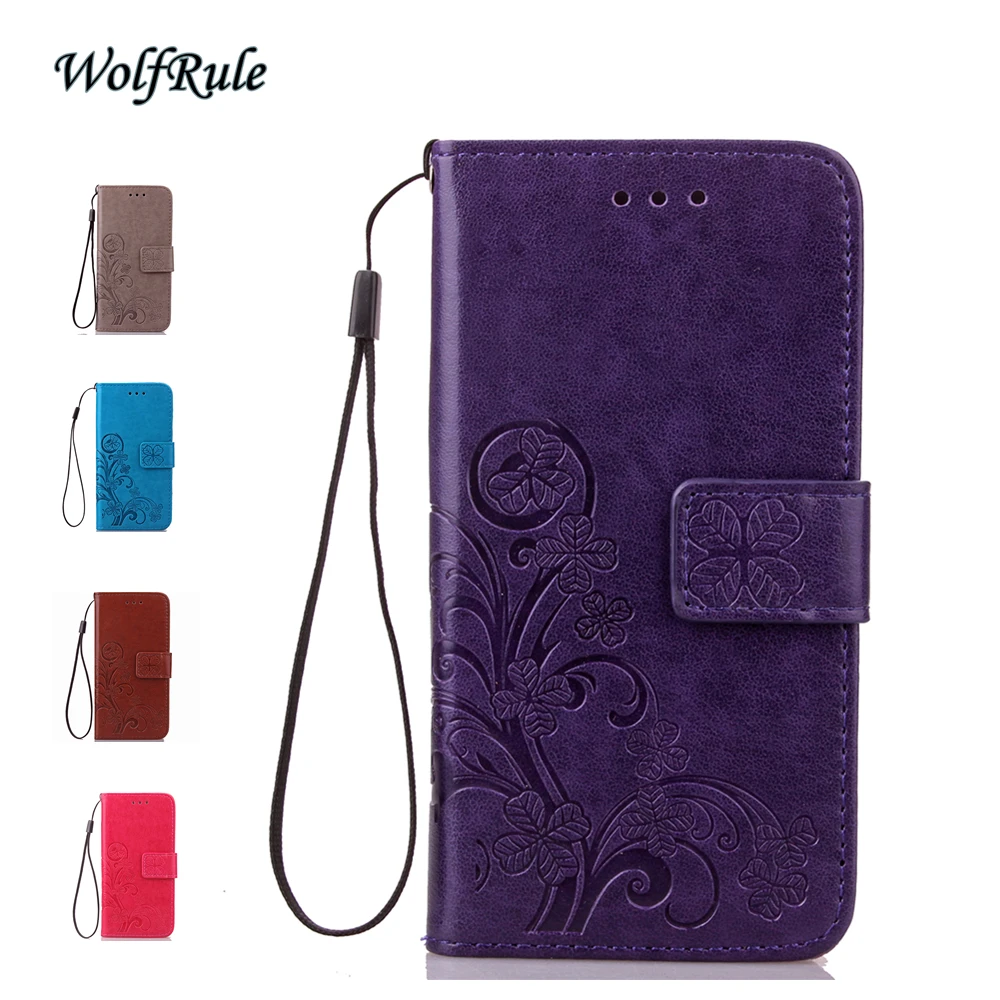 Phone Case Xiaomi Redmi Note 4 Cover WolfRule Flip PU Leather & TPU Wallet Case For Xiaomi Redmi Note 4 Case Redmi Note 4 Bag <