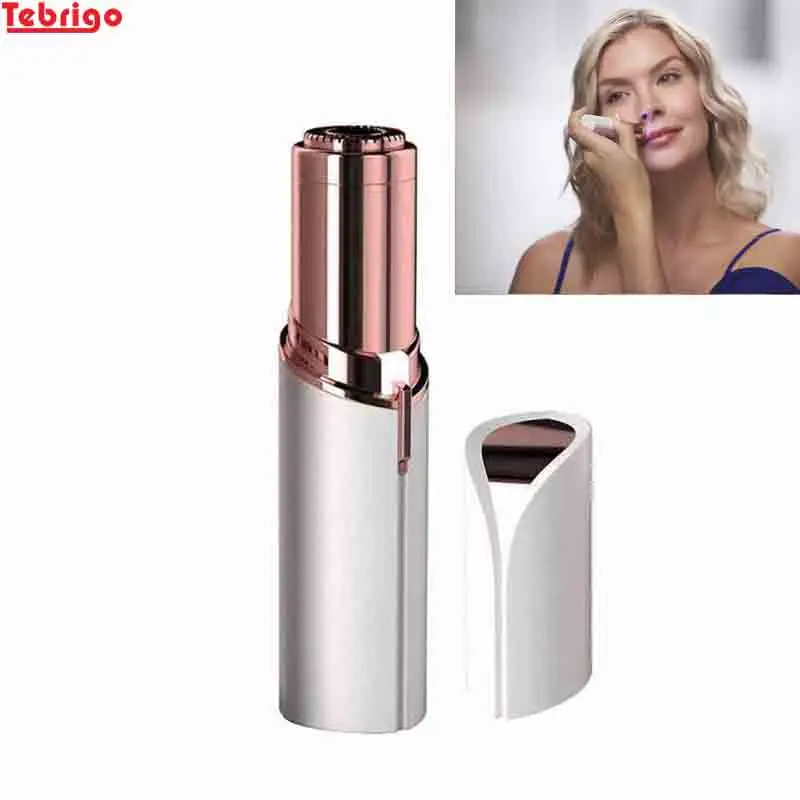 

Tebrigo Lipstick Electric Epilator Perfect Hair Removal epilator Women face epilator body Face Hair Razor makeup