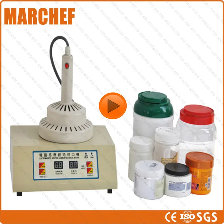 20100mm Aluminum Foil Induction Sealing Machinein Vacuum Food Sealers