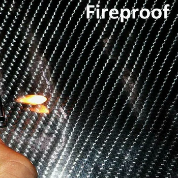 

Carbon Fiber Wrap For Tesla Model 3 Decal Decor Kit Parts Black Dashboard Vinyl Center Console