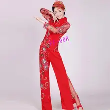 Классическая китайская танцевальная одежда высокого качества Древний китайский народный танец костюм, китайский, традиционный Одежда для танцев, костюм s-xxxl