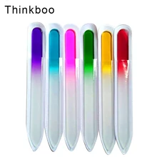 6pcs Lot Fashion Nail File Durable Crystal Glass Nail Art Manicure Device Tool File for Women