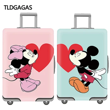 

Mickey Pattern Elastic Luggage Cover Protector Dustproof18-32 Inch Trolley Suitcase Case Protective Covers Travel Accessories